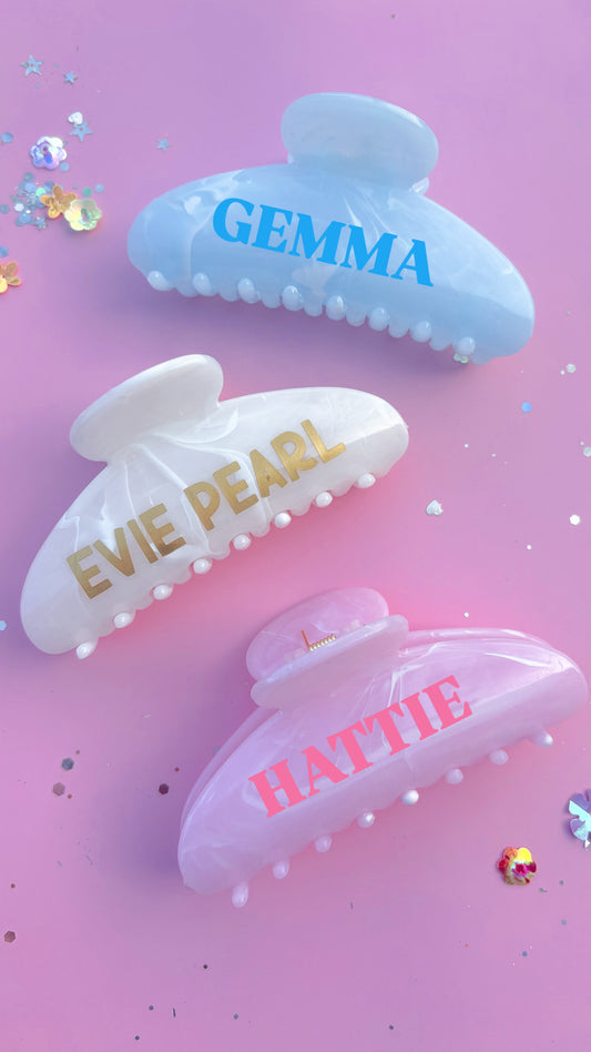 Personalized Claw Clip