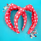 Red Star Knotted Headband