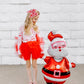 Red Santa Oversized Bow