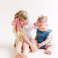 Pink Solid Baby Bow Turban