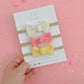 Sunshine Mini Knot Bow Bundle on Baby Nylon Headbands