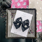 Black & White Polka Dot Chunky Bow
