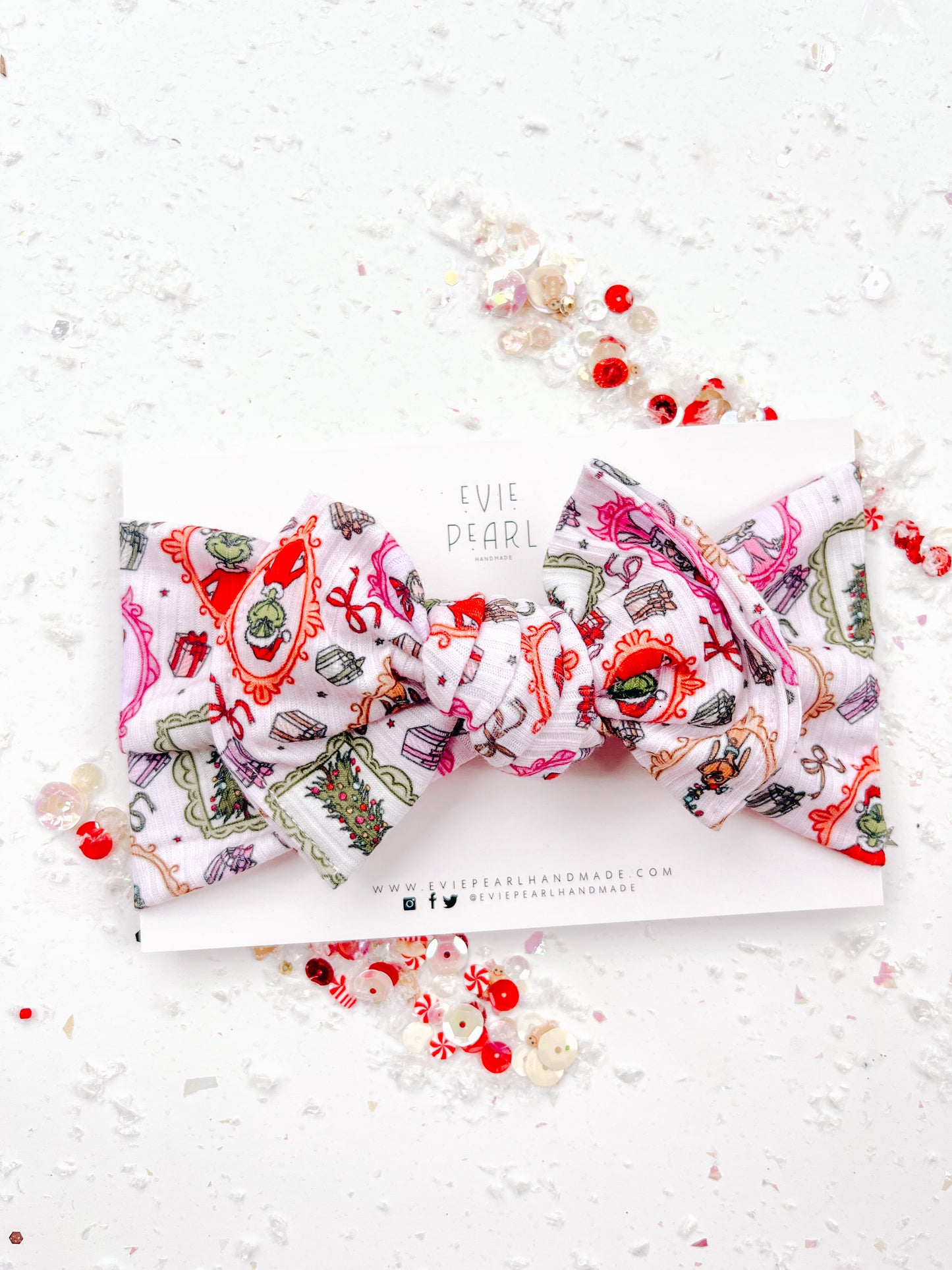 Mean Guy Frames Bow Turban for Baby & Toddler Girls