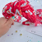Red 87 Ring It’s A Love Story Say Yes Knotted Headband for Girls & Women