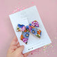 Medium Purple/Blue Floral Pinwheel