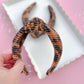 Leopard Ribbed Knotted Headband