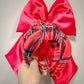 Christmas Velvet Plaid Knotted Headband for Girls & Women