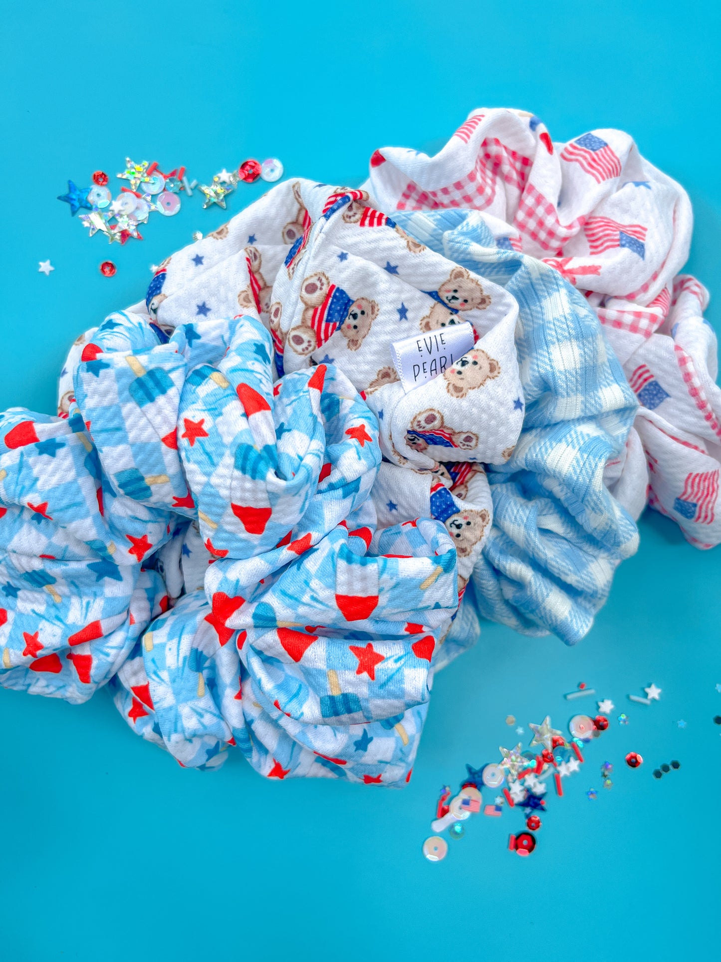 Fourth of July Oversized Scrunchy