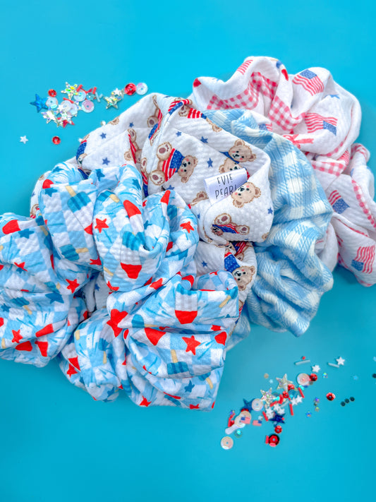 Fourth of July Oversized Scrunchy