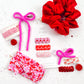 Elf Jolly Pink Glitter Sparkle Snap Clip Set