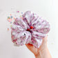 Lilac Cowboy Ghosts Oversized Scrunchy