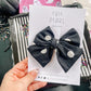 Black & White Polka Dot Chunky Bow