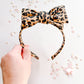 Leopard Bow Headband