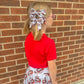 Football Hearts KC Medium Pigtails