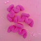 Hot Pink Fuzzy Large Claw Clip