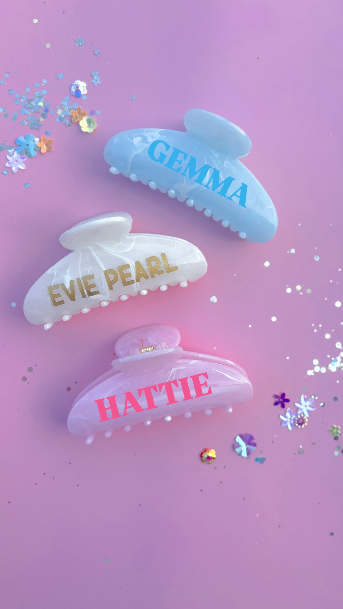 Personalized Claw Clip