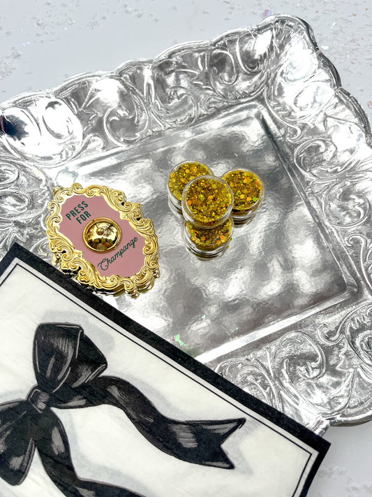 Gold Hair Glitter Gel