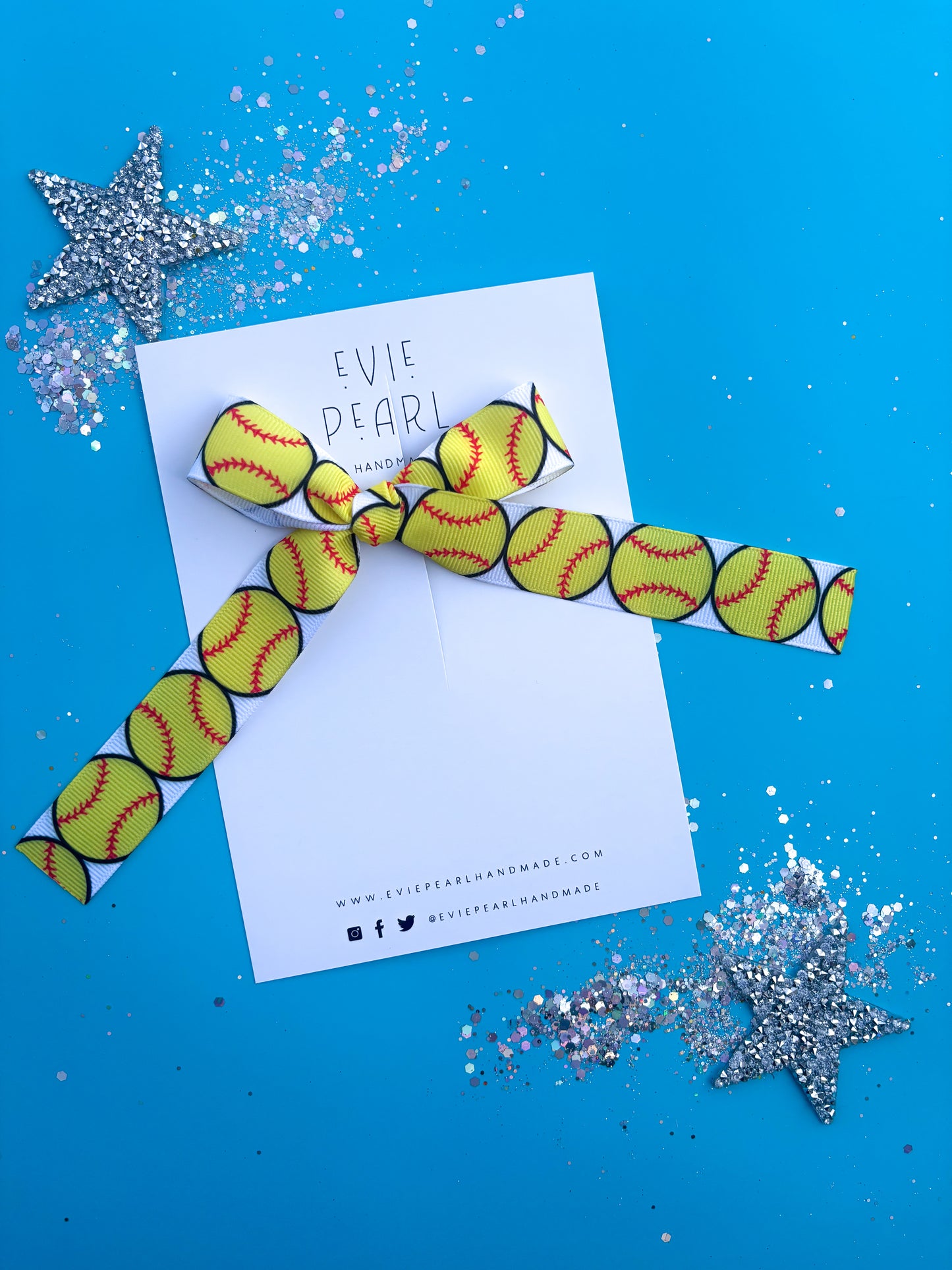 Sports Large Ribbon Bow
