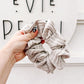 Stone Ribbed Oversized Knit Scrunchy for girls & women