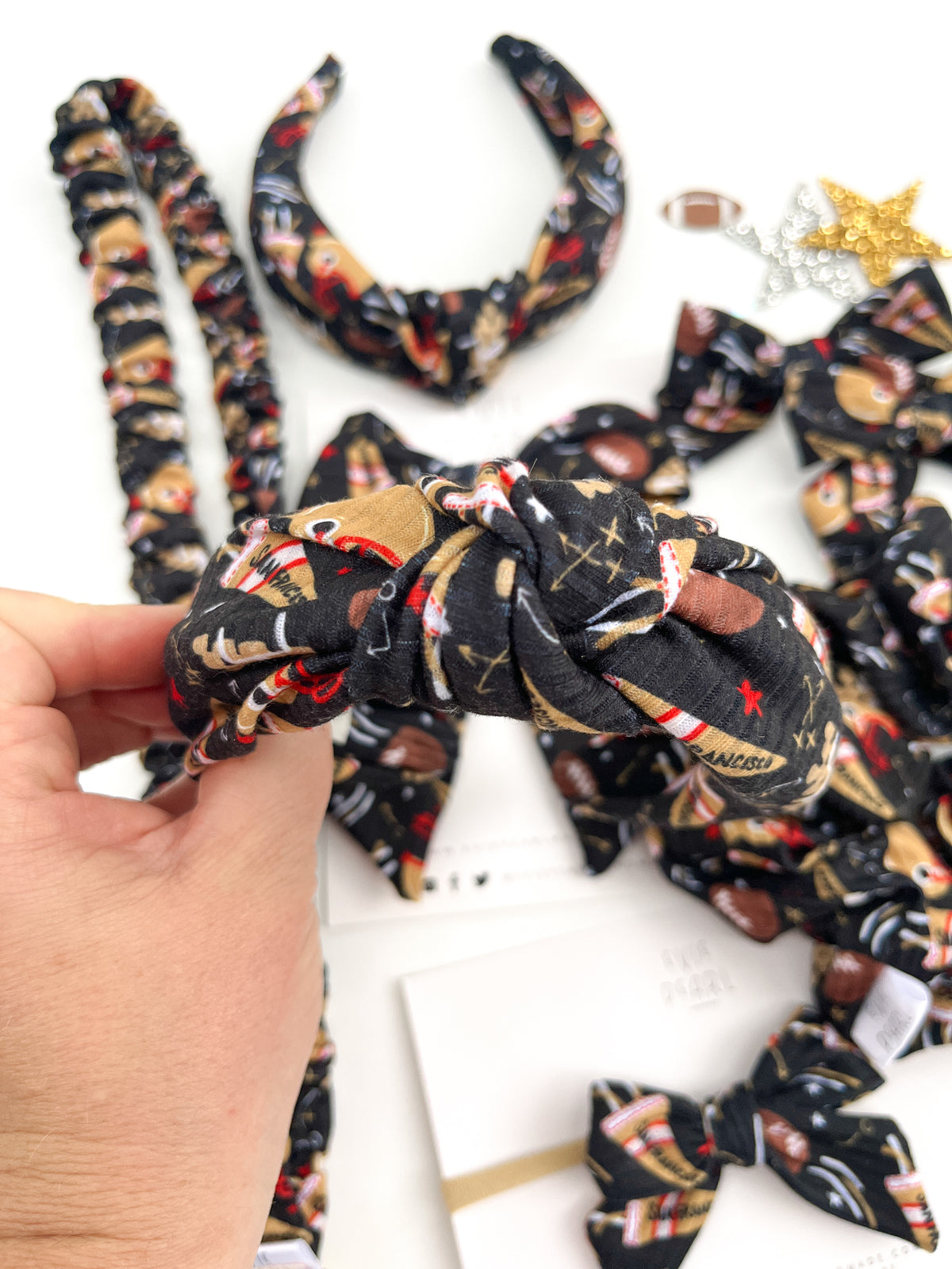 San Francisco 49ers | Bows, Scrunchies & Headbands