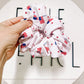 Flag oversized scrunchy