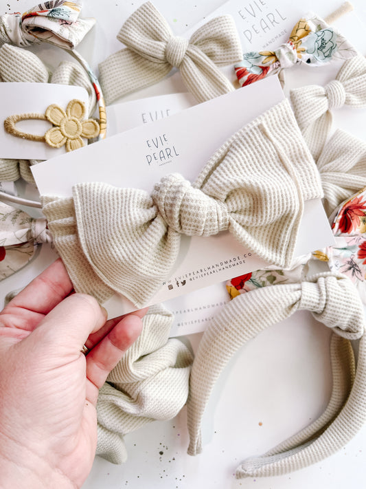 Monthly Baby Bow Turban