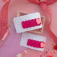 Be Mine Magenta Glitter Snap Clip