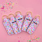 Floral Chapstick Keychain