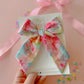Rainbow Splash XL Pinwheel Bow