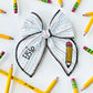 PREORDER: Keepsake Name Personalized School Hair Bow