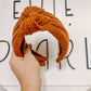 Pumpkin Sweater Knotted Headband