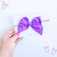 Purple Solid Small Bow