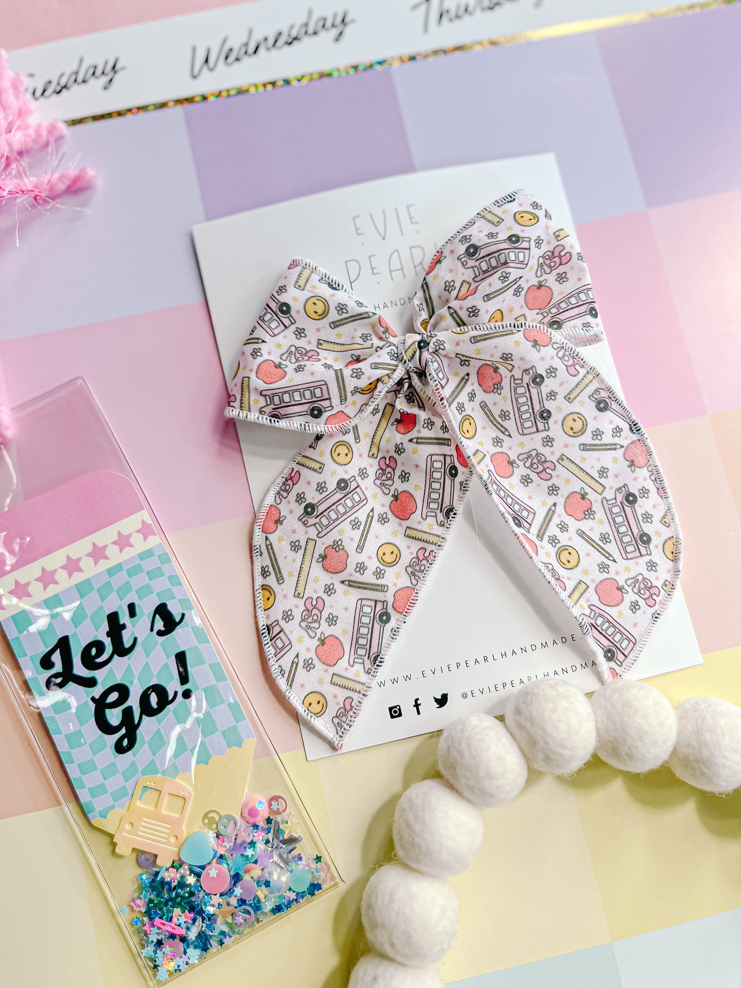 Back To School Oversized Bow