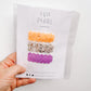 Orange Gold Purple Glitter Snap Clip Set