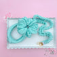 Teal Ribbed Teacher Gift Set- Lanyard| Knotted Headband| Scrunchie