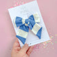 Large Navy/White Pinwheel