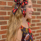 Black Pendant KC XL Pinwheel Bow