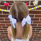 Rainbow Heart Muslin Medium Pinwheel Pigtail Set