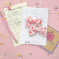 Daisy Pencil Apple Checkered Small Pinwheel Pigtails