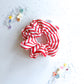 Red Stripe Regular Scrunchy