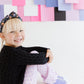 Black|Pumpkin Bow Buckets Knotted Headband for Girls & Women