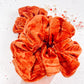 Pumpkin Spice Velvet Luxe Oversized Scrunchy