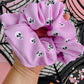 Pink|Skulls Oversized Scrunchie