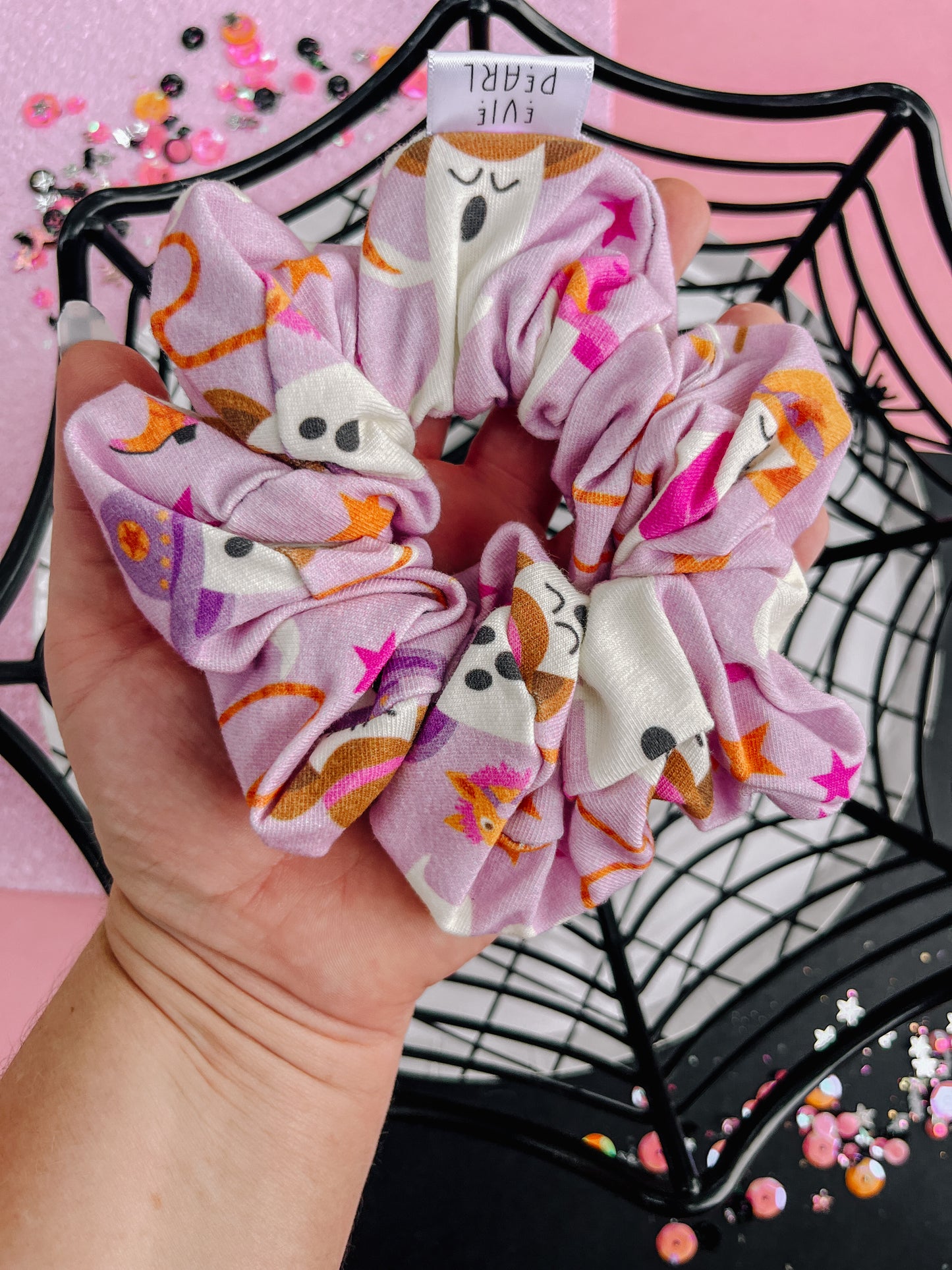 Lilac| Cowboy Ghostie Regular Scrunchy