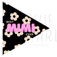 Black Daisy Best Mama, Nana, Gigi, MiMi, Grandma Printable Flag