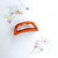 Orange Moon Claw Clip