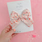 PREORDER: Pink Sprinkle Large Pinwheel Bow