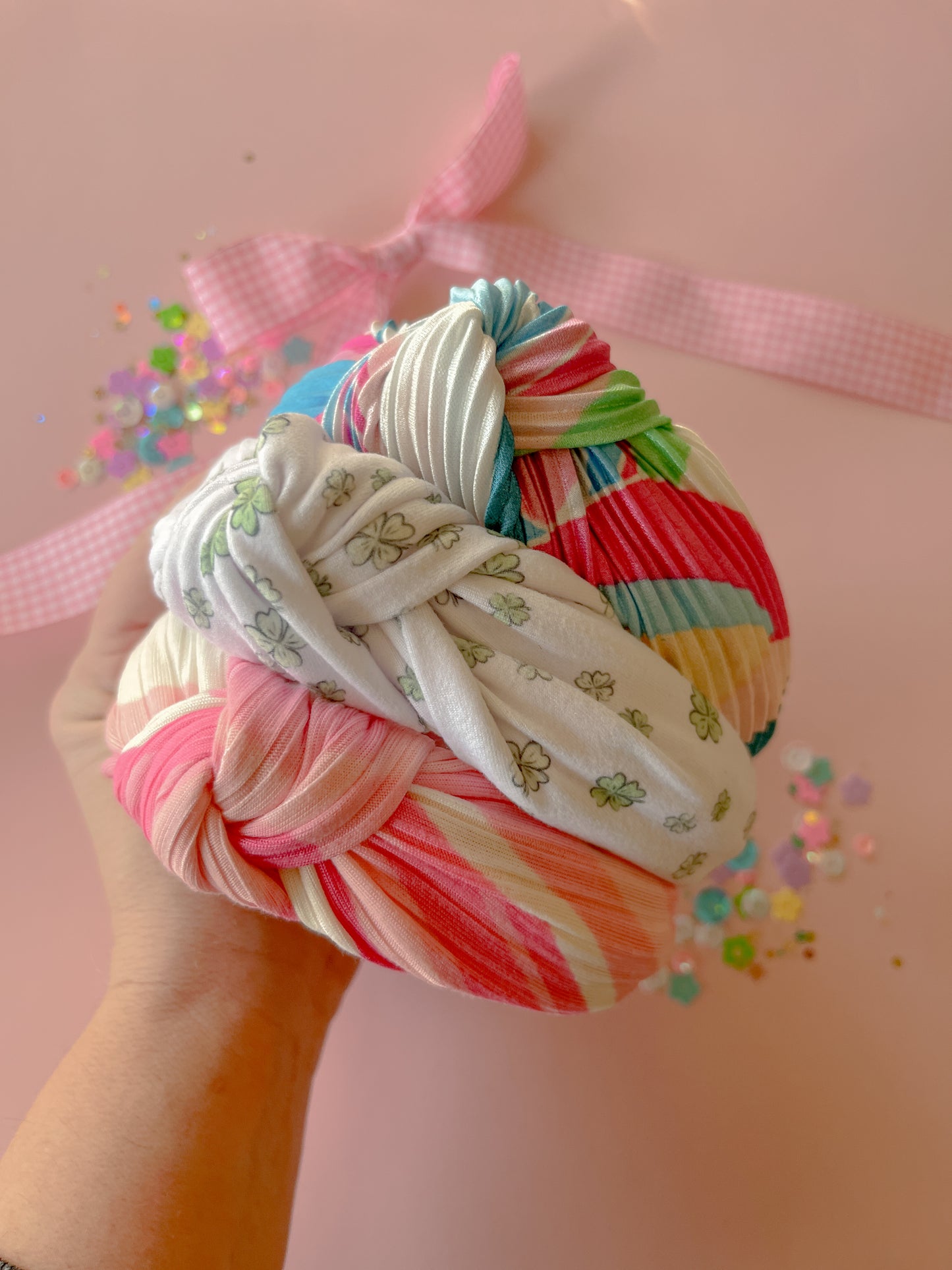 Color Me Pretty Crinkle Knotted Headband