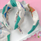 Vintage Heirloom Patchwork Quilted Knotted Headband