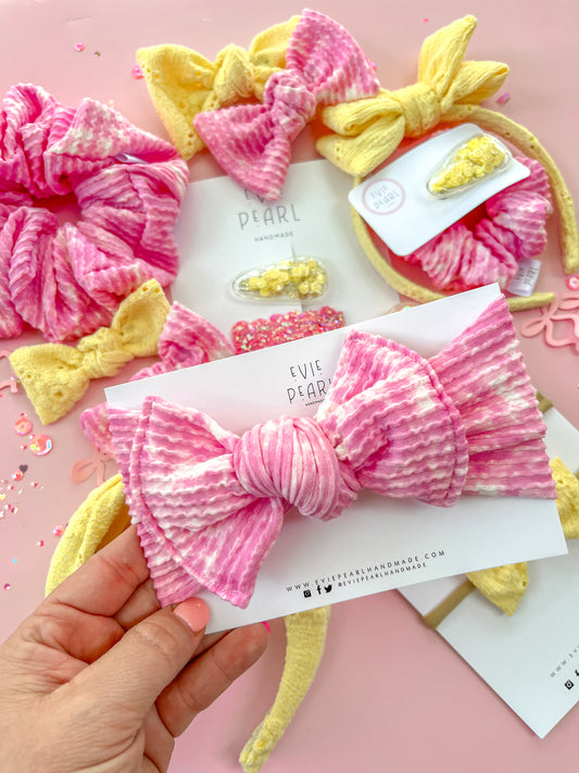 Monthly Baby Bow Turban